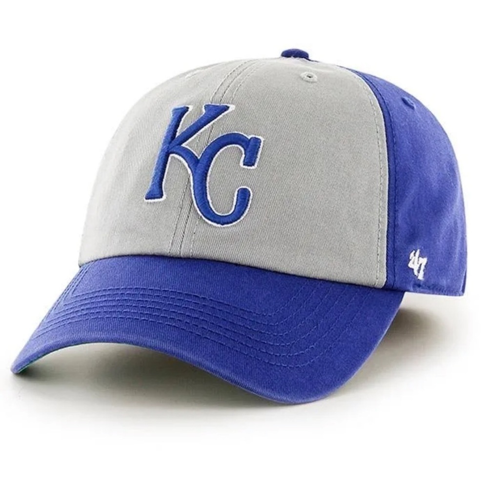 Kansas City Royals Franchise Two Tone Gray 47 Brand Adjustable Hat - Picture 10 of 10